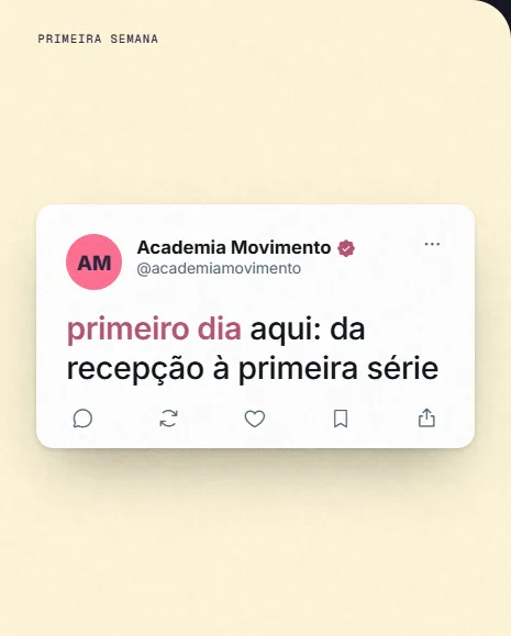 Exemplo de post da Vizível para academias, personal trainers e clubes