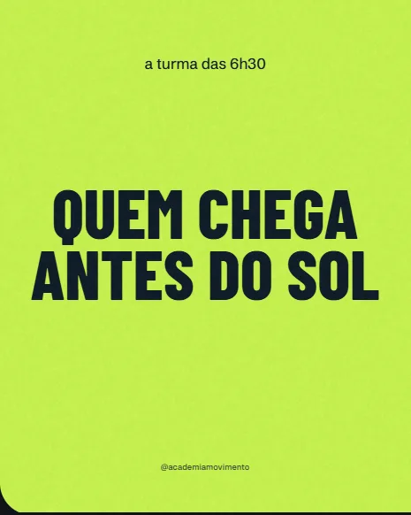 Exemplo de post da Vizível para academias, personal trainers e clubes