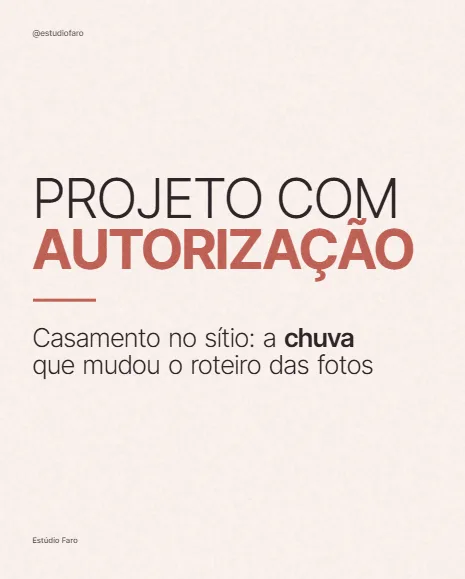 Exemplo de post da Vizível para agências, fotógrafos e eventos