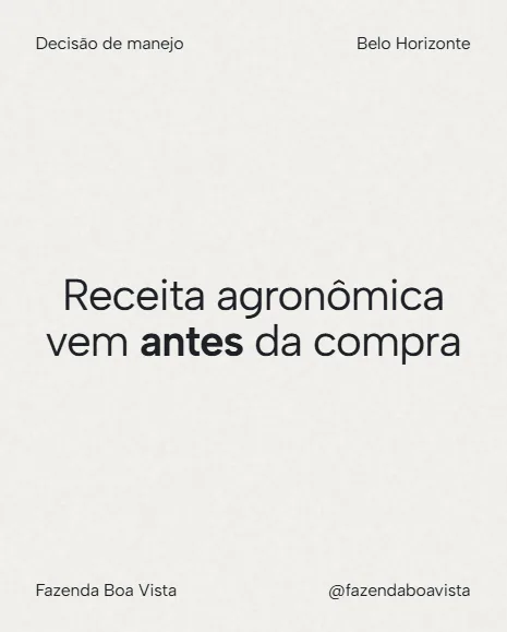 Exemplo de post da Vizível para produtores, revendas e cooperativas