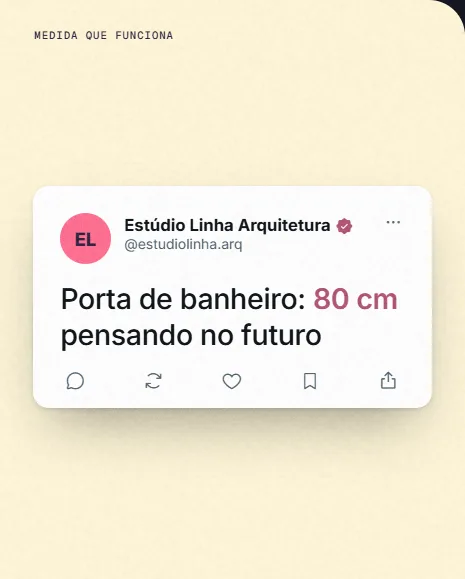 Exemplo de post da Vizível para arquitetura, interiores e decoração