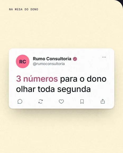Exemplo de post da Vizível para consultorias, RH e prestadores de serviço