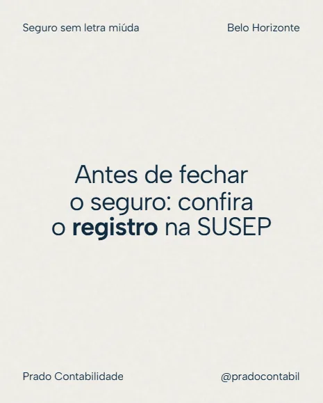 Exemplo de post da Vizível para contadores, corretores de seguros e finanças