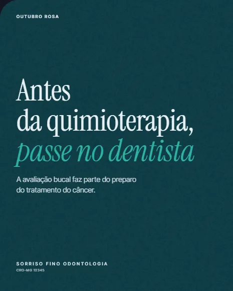 Exemplo de post da Vizível para dentistas e clínicas odontológicas