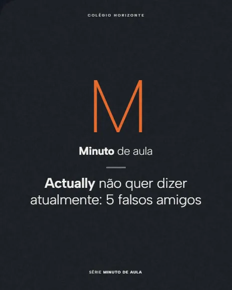 Exemplo de post da Vizível para escolas, cursos e professores
