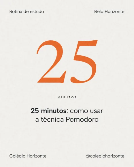 Exemplo de post da Vizível para escolas, cursos e professores