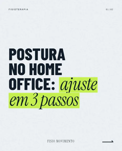 Exemplo de post da Vizível para fisioterapeutas e estúdios de pilates