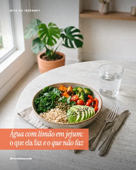 Exemplo de post da Vizível para nutricionistas