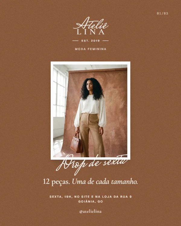 Post de Moda, estilo Convite